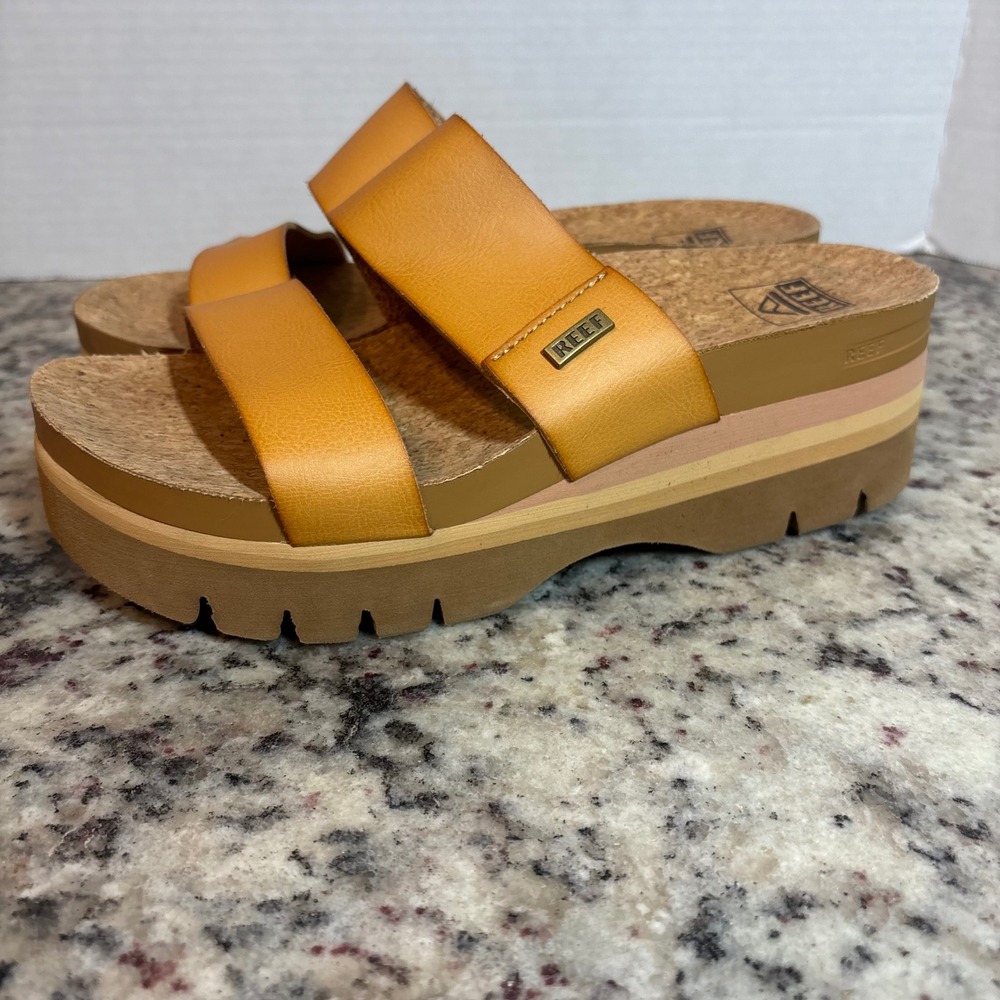 Reef Women's Sandals in Mustard and Brown